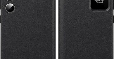 Para Samsung Galaxy S25 Ultra Smart View Hülle, capa carteira para smartphone, para Samsung S25 Ultra 5G Handyhülle Clear View, Spiegel Flip, Kartenfach Cover, Sichtfenster, Galaxy S25 Ultra Smart