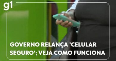 Governo relança programa Celular Seguro; veja como funciona #g1
