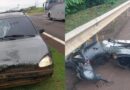 Motociclista morre após atingir carro durante conversão na SP-255 | G1