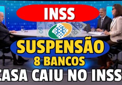 URGENTE: INSS Suspende 8 BANCOS de inserir desconto CRÉDITO CONSIGNADO EM BENEFÍCIOS DE APOSENTADOS!