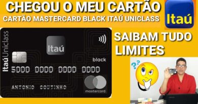 CARTÃO DE CREDITO MASTERCARD BLACK ITAÚ UNICLASS, SAIBAM TUDO.