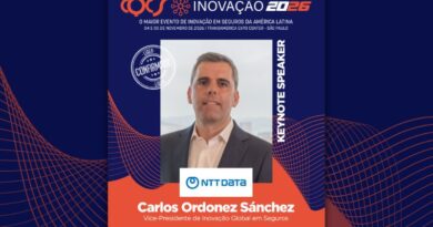 Vice-Presidente de Inovação Global em Seguros na NTT DATA inc, Carlos Ordonez Sánchez é o primeiro keynote speaker confirmado do CQCS Inovação 2026 – CQCS